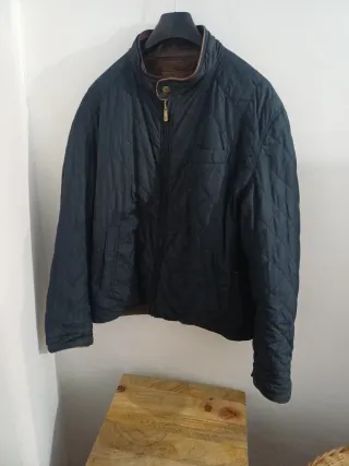 Chaqueta Piel Massimo Dutti Reversible XL