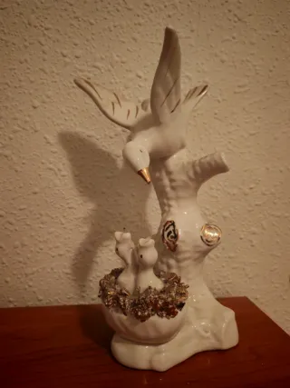 Figuras porcelana antiguas flores