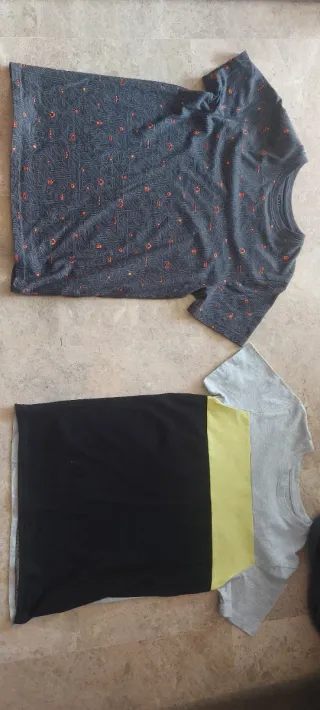 Lote 15 camisetas de manga corta 10-12 años