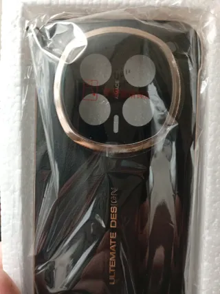 Funda Luxury Vegan Leather Glod  para Honor Magic