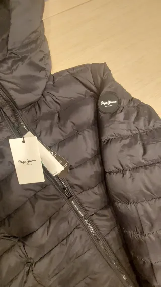 Abrigo mujer Pepe Jeans Negro Talla XS A ESTRENAR