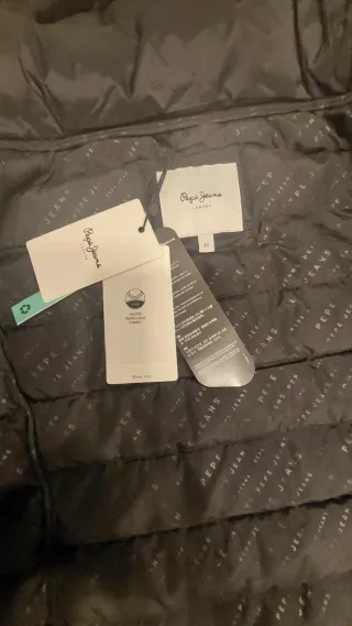 Abrigo mujer Pepe Jeans Negro Talla XS A ESTRENAR