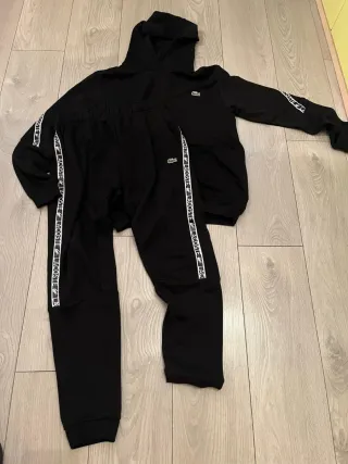 Chándal Lacoste Negro