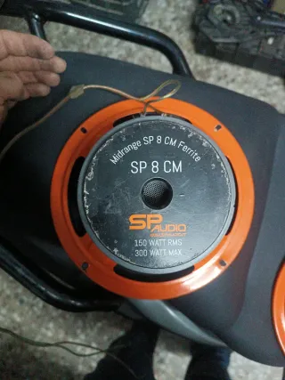 Altavoces medios SP Audio 8cm