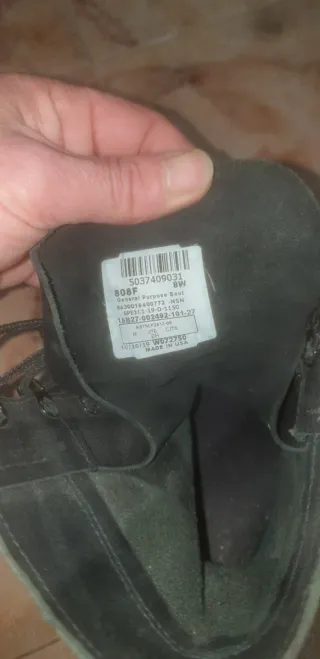 Botas militares negras