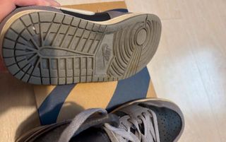 Air Jordan 1 Mid Grigio Nero