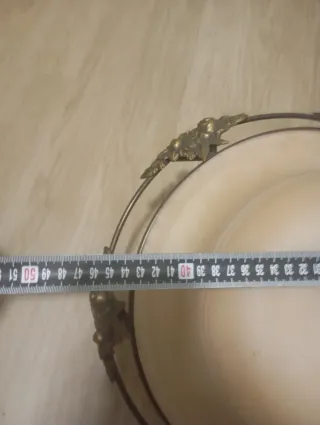 Plafón antiguo cristal y metal