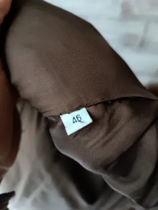 Chaquetón de zorro marrón