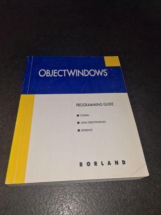 ObjectWindows Programming Guide Borland libro Nu