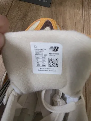 New Balance 9060 Tamanho 43