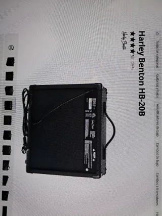 Amplificador Bajo Harley Benton HB-20B