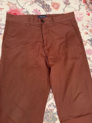 Pantalón chino Emidio Tucci T.40 marrón