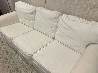 Sofá Ektorp 3 plazas Ikea Blanco