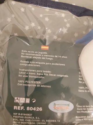 Disfraz Pitufina Adulto Talla Única