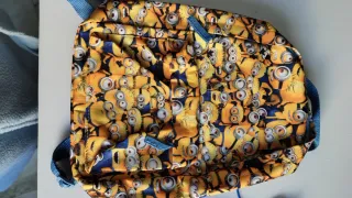 Mochila y bolsa tela Minions