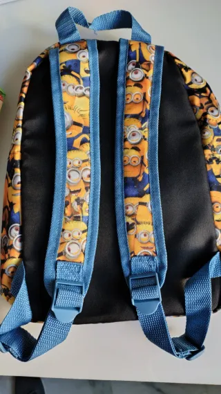 Mochila y bolsa tela Minions
