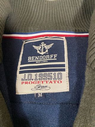 Chaqueta Bendorff Verde Militar Cremallera