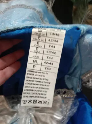 Disfraz Brigueston Azul