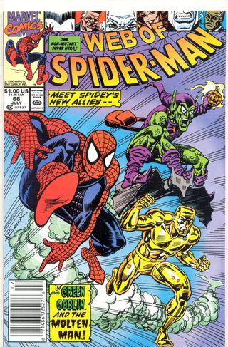 WEB OF SPIDER-MAN #64 65 66 67 68 69 71 72 73 Y 74