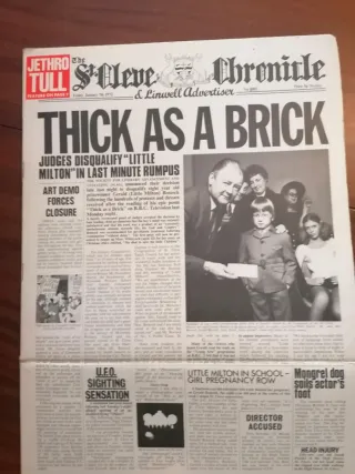 Vinilo Jethro Tull Thick As A Brick