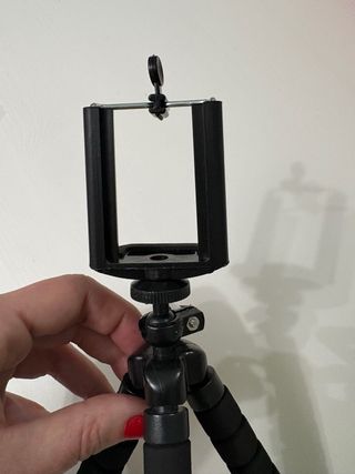 Trípode flexible con rótula y disparador