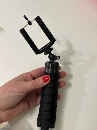 Trípode flexible con rótula y disparador