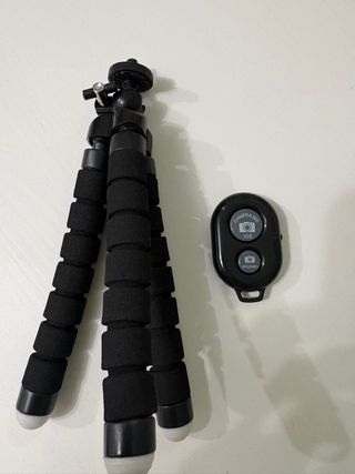 Trípode flexible con rótula y disparador