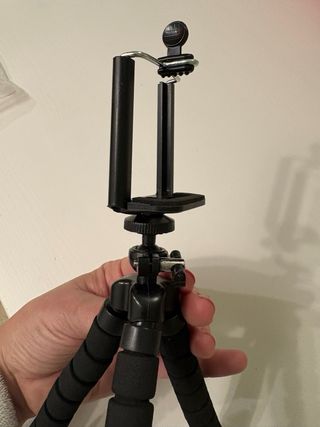 Trípode flexible con rótula y disparador