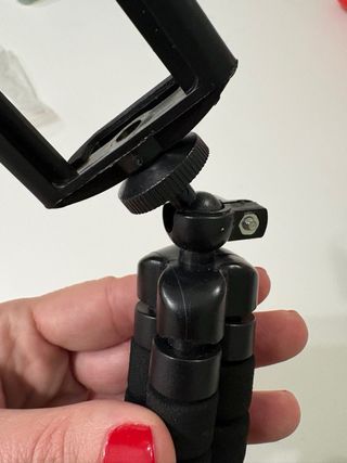 Trípode flexible con rótula y disparador