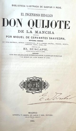 El Quijote 1868