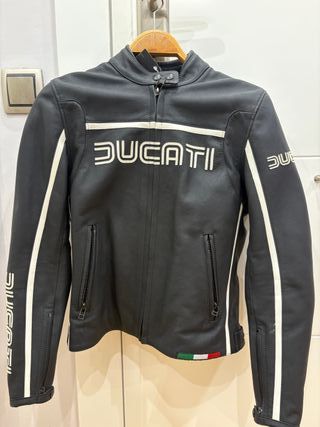 Chaqueta Ducati Piel Mujer retro