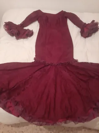 Vestido de Flamenca Morado