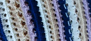 Jersey mujer calado rayas XL