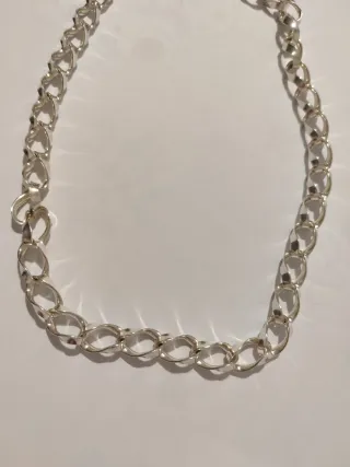 Gargantilla de plata maciza