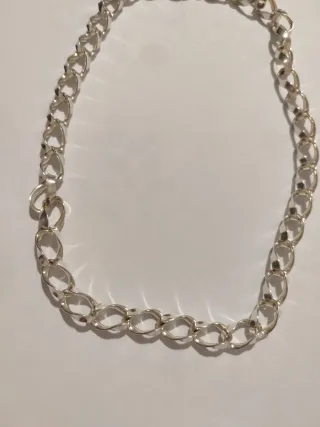 Gargantilla de plata maciza