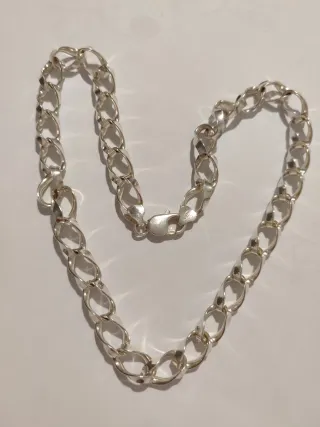 Gargantilla de plata maciza