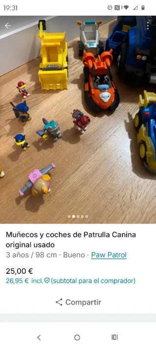 Conjunto Patrulla Canina: Coches y Figuras