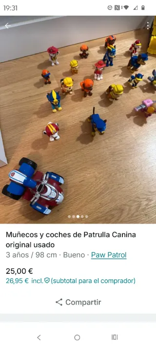 Conjunto Patrulla Canina: Coches y Figuras