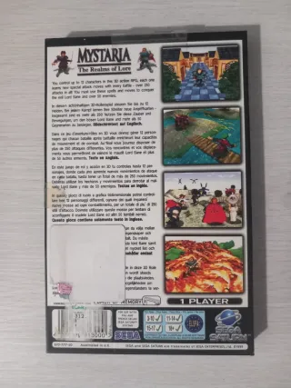 Mystaria Sega Saturn