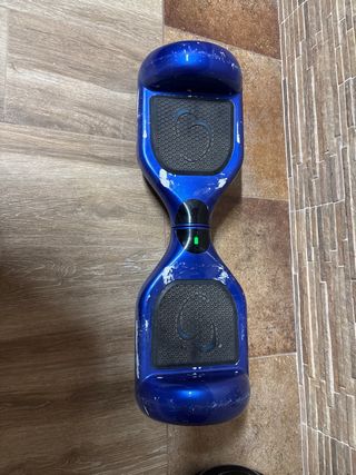 Patin eléctrico azul y naranja smartGyro
