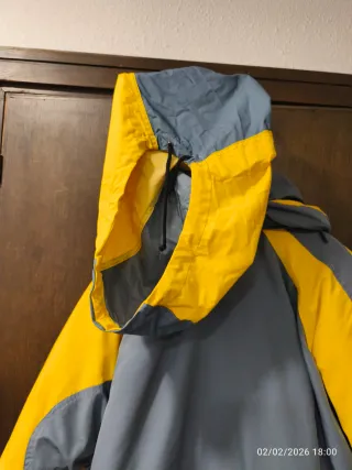 Anorak Killy Vintage Amarillo y Gris Talla XL