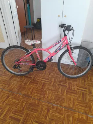 Bicicleta infantil Orbea rosa