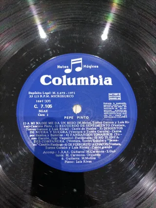 Vinilo Pepe Pinto - Flamenco y Sevillanas