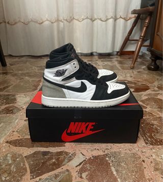 Jordan 1 High Grigie Bianche