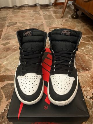Jordan 1 High Grigie Bianche