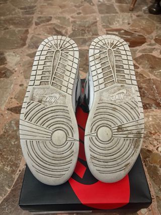 Jordan 1 High Grigie Bianche