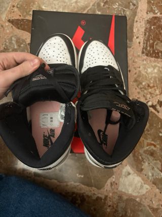 Jordan 1 High Grigie Bianche