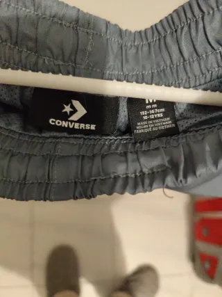Pantalonetas Converse Niños Gris