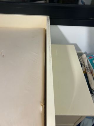 Cambiador bebé beige con cajones