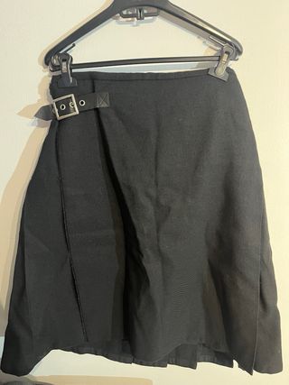 Falda Zara tablas kilt con hebilla edicion limitad